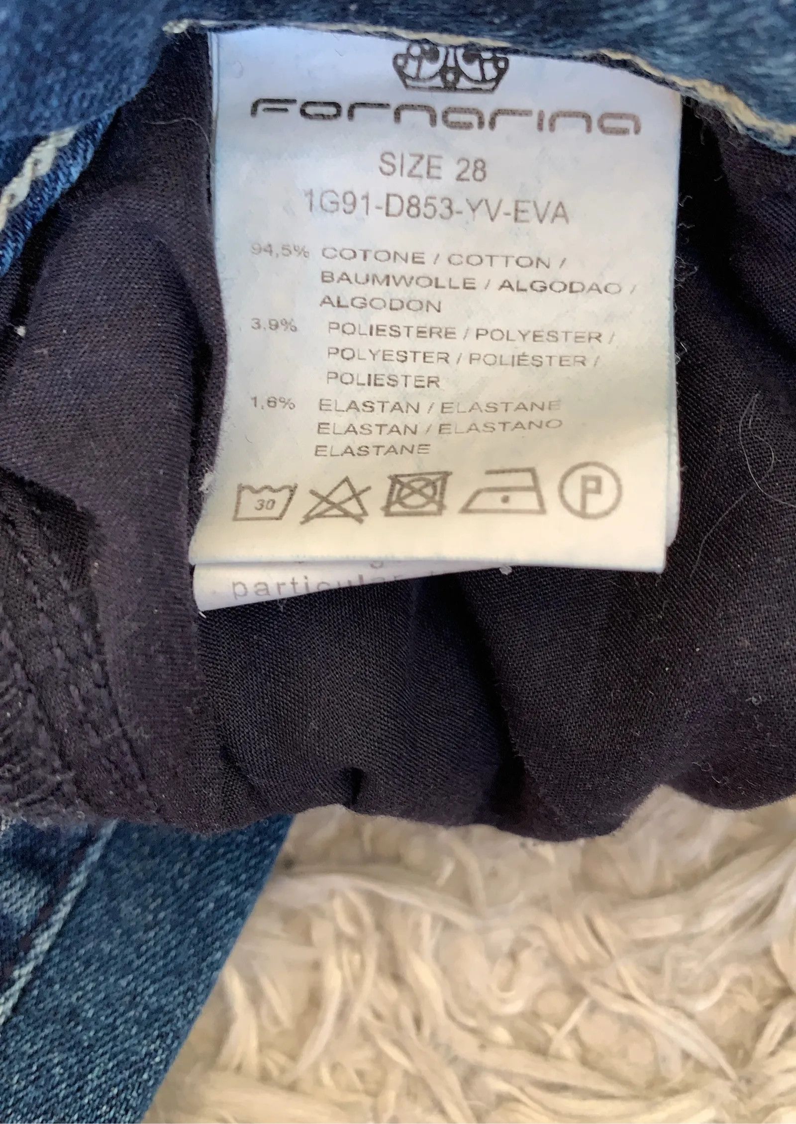 Vintage Vintage fornarina Jeans Size 28" / US 6 / IT 42 - 4 Thumbnail