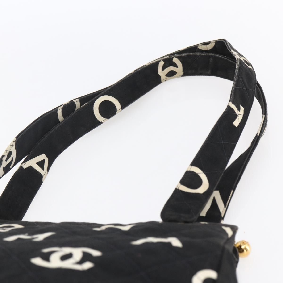 Chanel Chanel Vintage Coco Logo Zip Tote Quilted Printed Canvas Size ONE SIZE - 17 Thumbnail