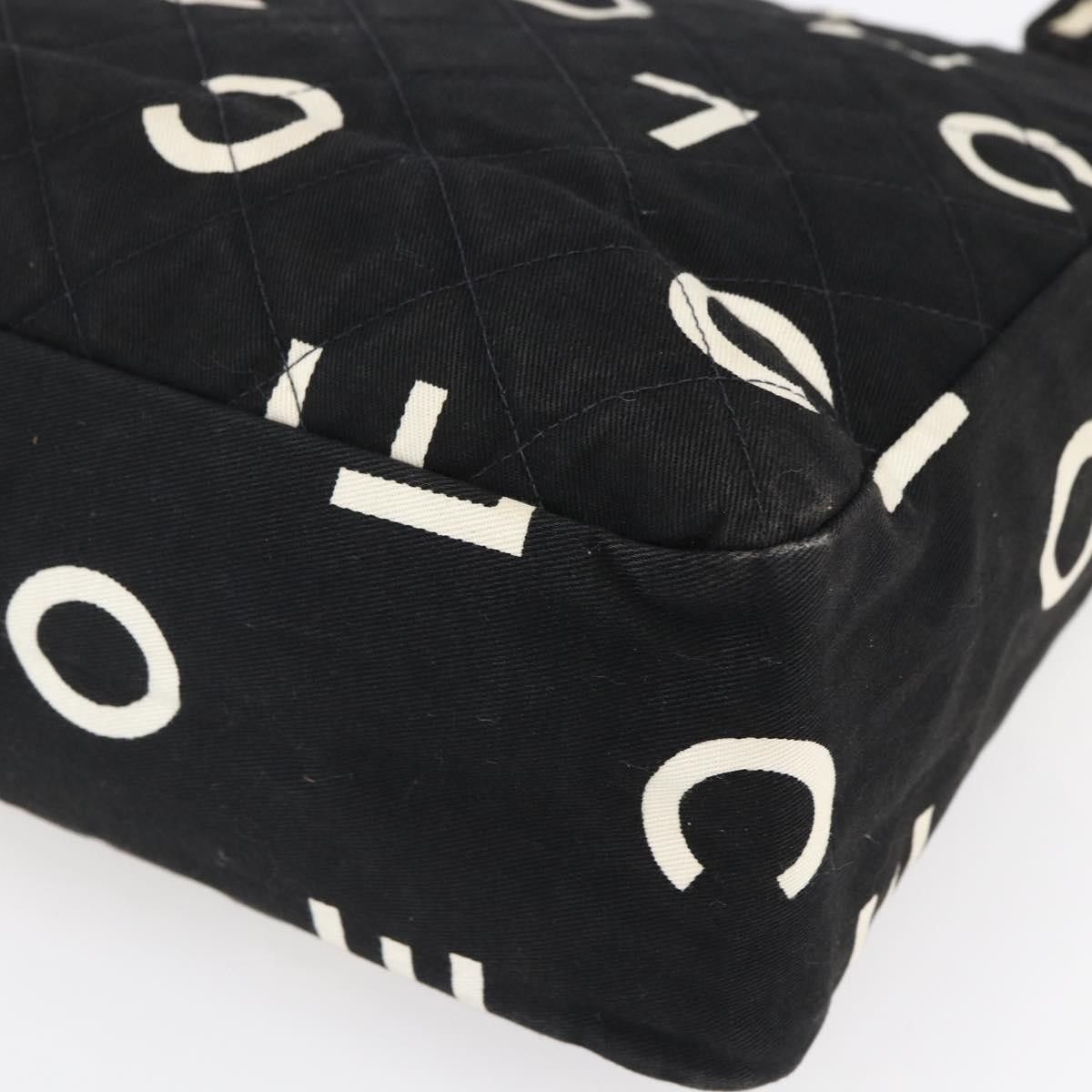 Chanel Chanel Vintage Coco Logo Zip Tote Quilted Printed Canvas Size ONE SIZE - 10 Thumbnail
