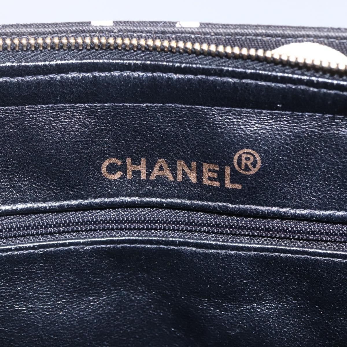 Chanel Chanel Vintage Coco Logo Zip Tote Quilted Printed Canvas Size ONE SIZE - 6 Thumbnail