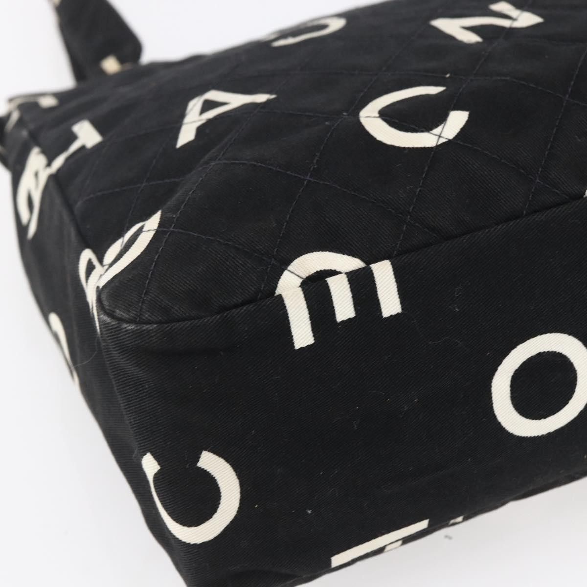 Chanel Chanel Vintage Coco Logo Zip Tote Quilted Printed Canvas Size ONE SIZE - 9 Thumbnail