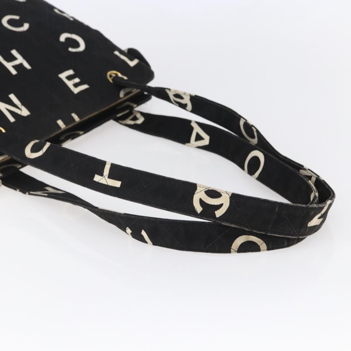 Chanel Chanel Vintage Coco Logo Zip Tote Quilted Printed Canvas Size ONE SIZE - 8 Thumbnail