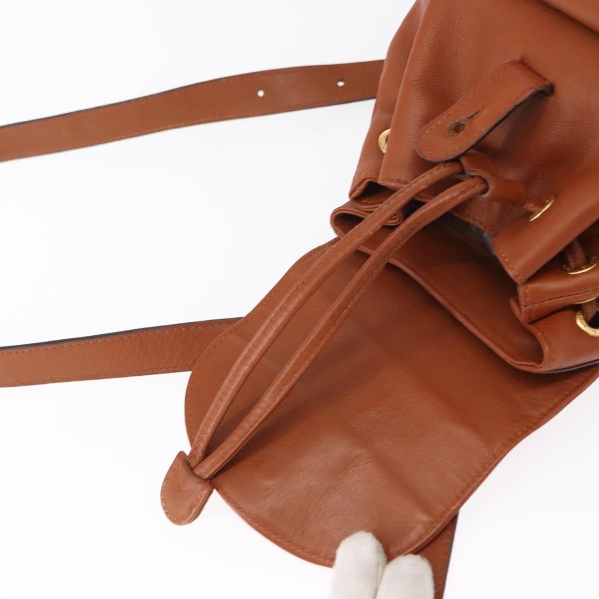 Gucci Gucci Vintage Bamboo Backpack Leather Size ONE SIZE - 22 Thumbnail