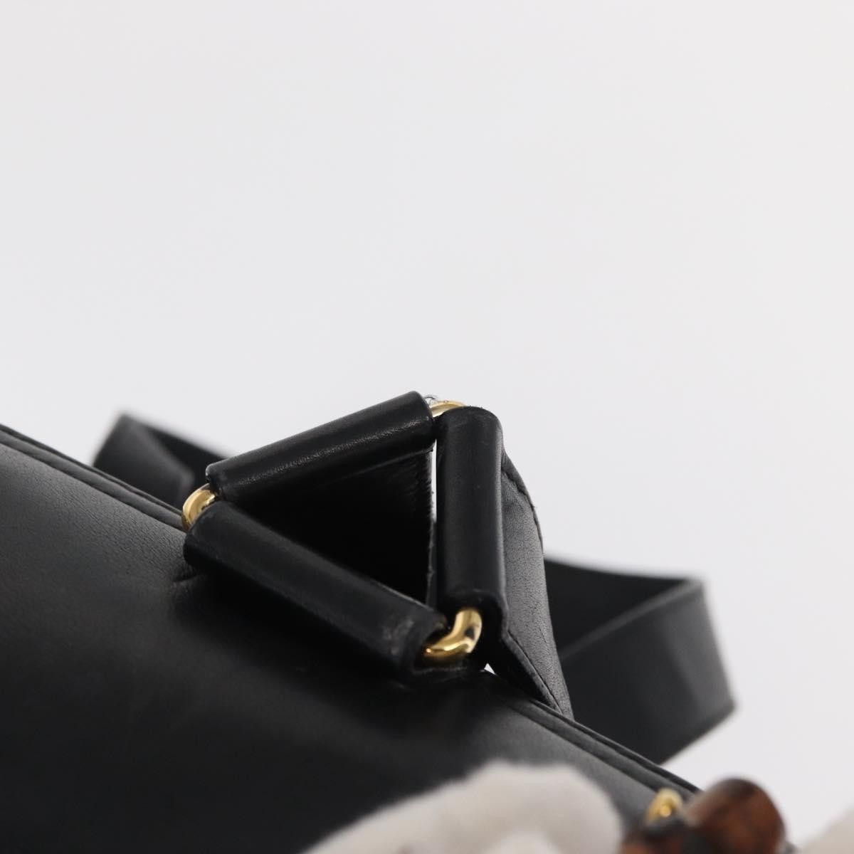 Gucci Gucci Vintage Bamboo Backpack Leather Size ONE SIZE - 20 Thumbnail