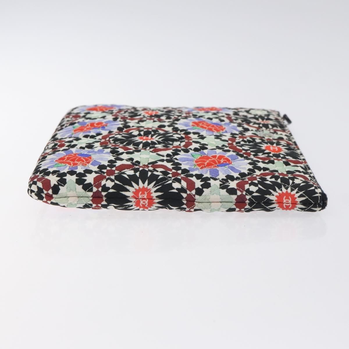 Chanel Chanel Dubai O Case Clutch Quilted Printed Nylon Size ONE SIZE - 3 Thumbnail