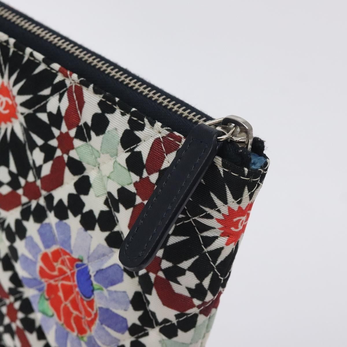 Chanel Chanel Dubai O Case Clutch Quilted Printed Nylon Size ONE SIZE - 12 Thumbnail