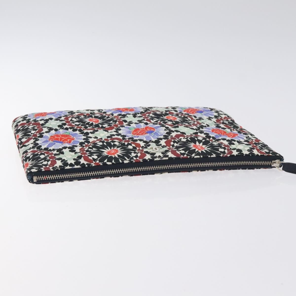 Chanel Chanel Dubai O Case Clutch Quilted Printed Nylon Size ONE SIZE - 15 Thumbnail