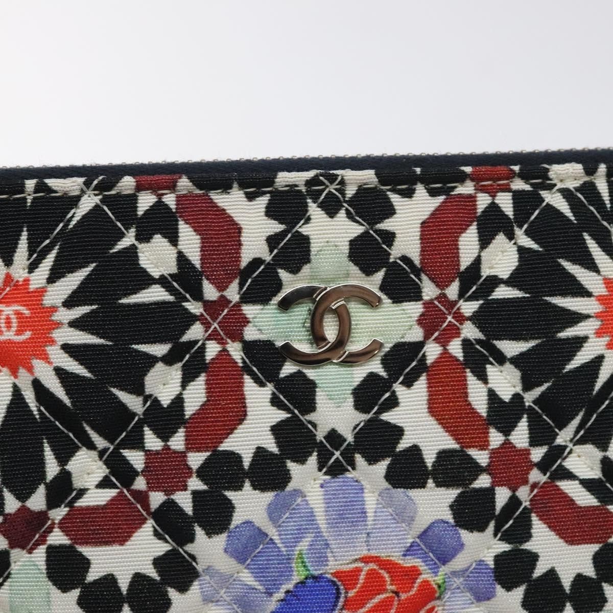 Chanel Chanel Dubai O Case Clutch Quilted Printed Nylon Size ONE SIZE - 18 Thumbnail