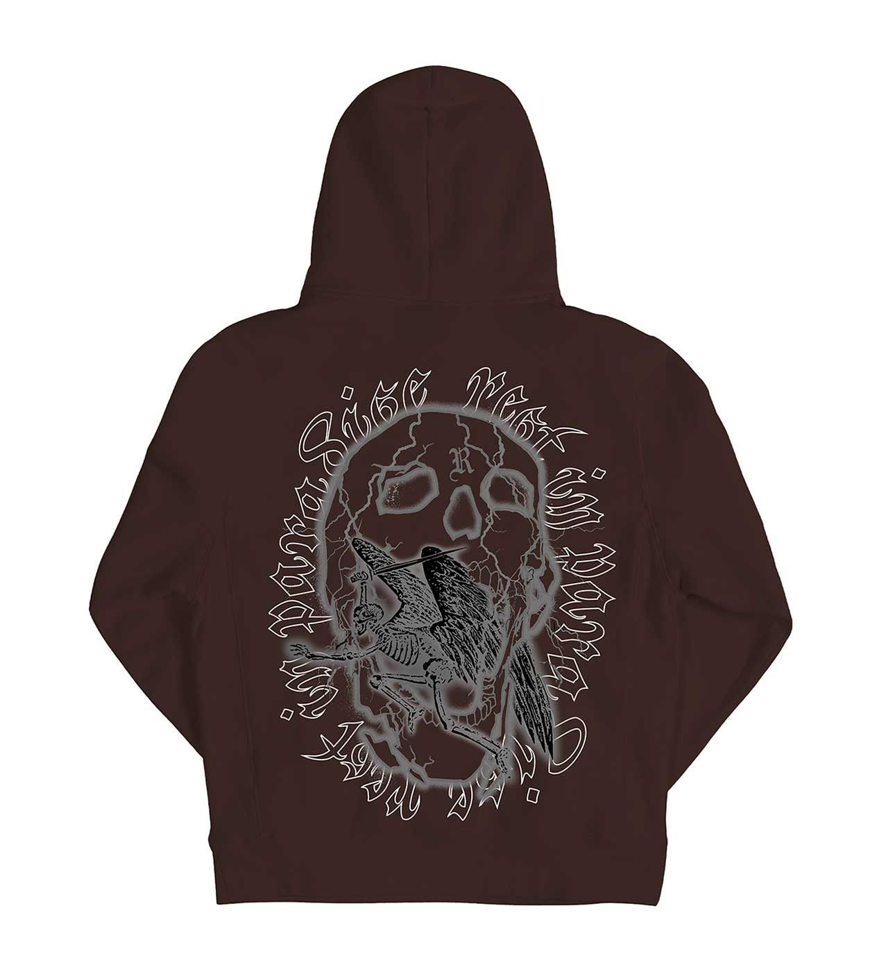 Revenge Skeleton Angel Hoodie Brown Size US XL / EU 56 / 4 - 2 Thumbnail