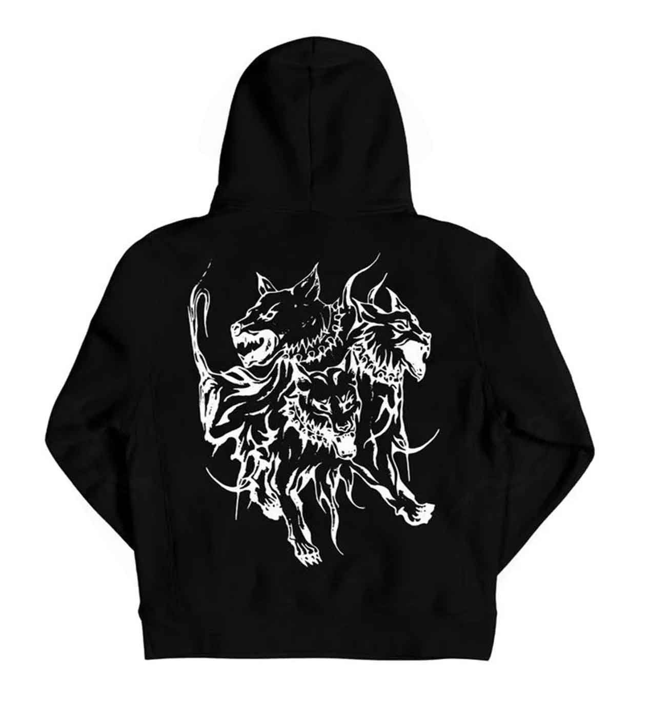 Revenge Yellow Lightning Cerberus Hoodie Black Size US XL / EU 56 / 4 - 2 Thumbnail