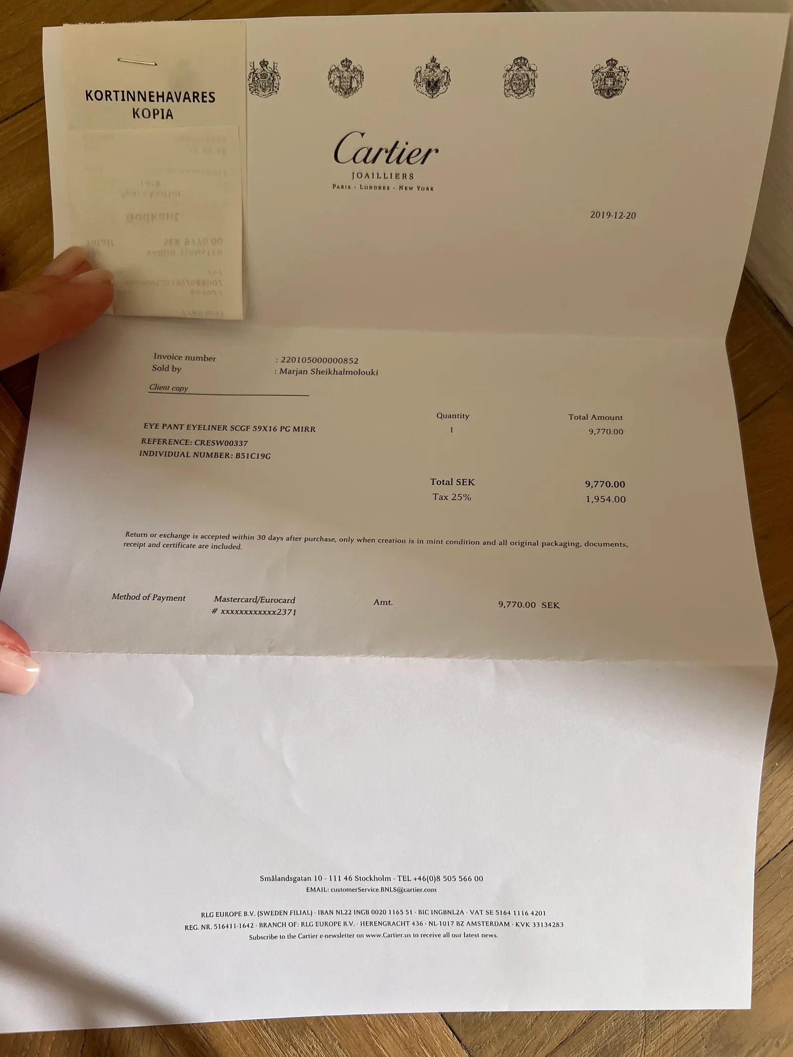 Cartier Cartier Eye pant eyeliner scgf 59x16 pg mirror Sunglasses Size ONE SIZE - 5 Thumbnail