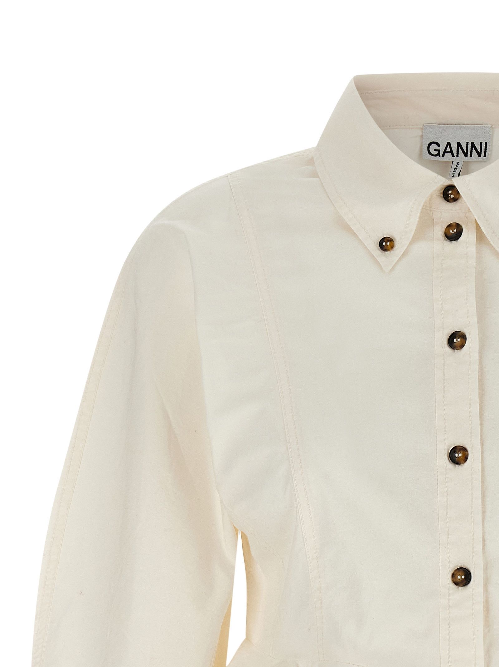 Ganni 'Peplum' Shirt Size XXS / US 00 / IT 34 - 3 Thumbnail