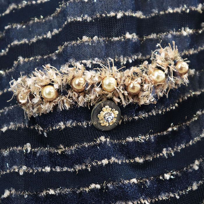 Chanel Chanel Chanel P50939 Knit Tweed Jacket Others Outerwear P50939 DUTY FREE for USA Size ONE SIZE - 17 Thumbnail