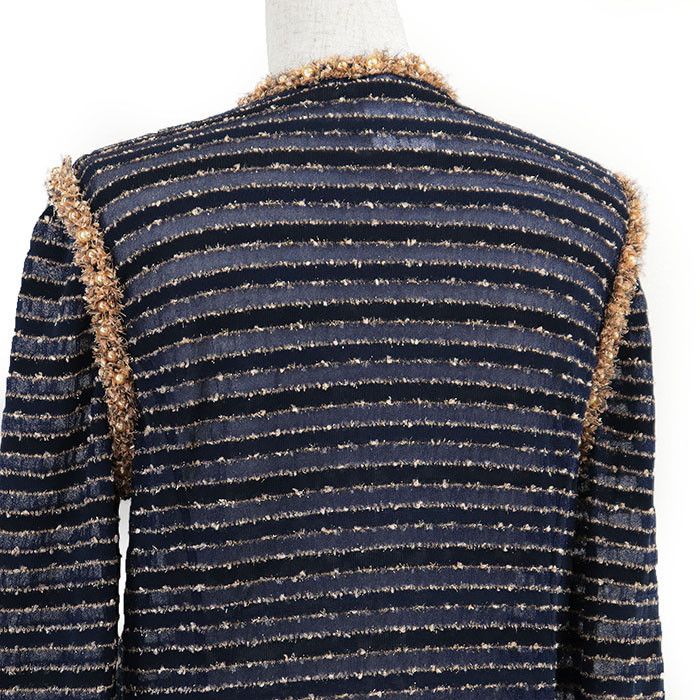 Chanel Chanel Chanel P50939 Knit Tweed Jacket Others Outerwear P50939 DUTY FREE for USA Size ONE SIZE - 6 Thumbnail