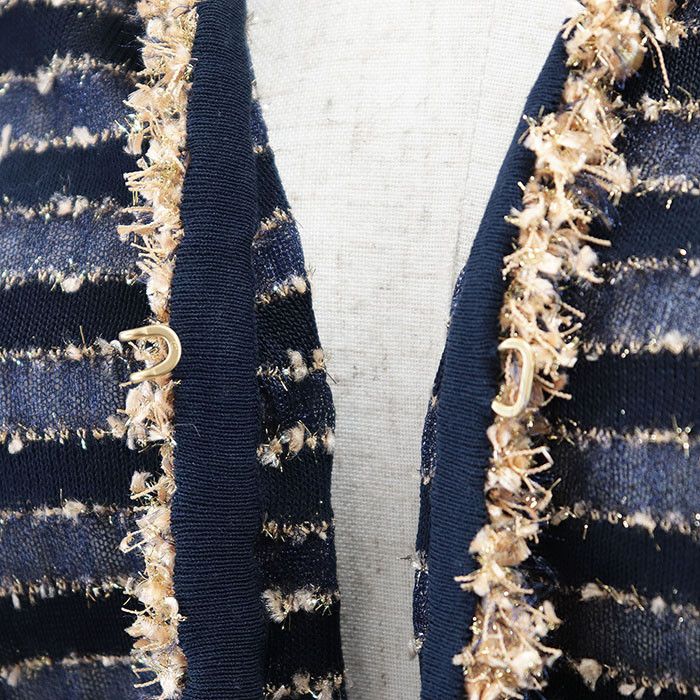 Chanel Chanel Chanel P50939 Knit Tweed Jacket Others Outerwear P50939 DUTY FREE for USA Size ONE SIZE - 13 Thumbnail