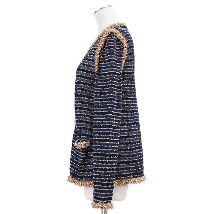 Chanel Chanel Chanel P50939 Knit Tweed Jacket Others Outerwear P50939 DUTY FREE for USA Size ONE SIZE - 15 Thumbnail