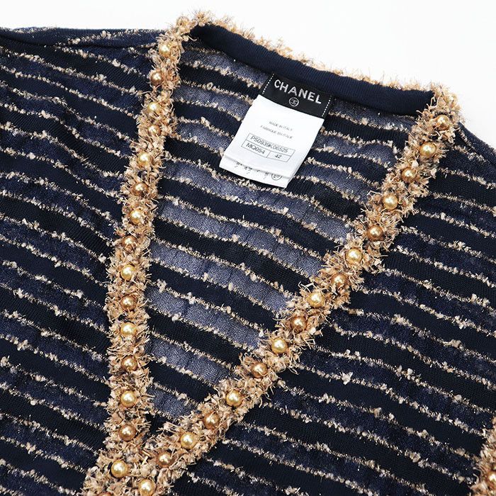 Chanel Chanel Chanel P50939 Knit Tweed Jacket Others Outerwear P50939 DUTY FREE for USA Size ONE SIZE - 11 Thumbnail