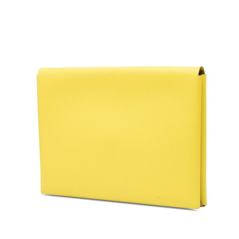 Hermes Hermes Calvi GM Vau Epsom Clutch Bag Leather Clutch Bag Stamp A (2017) DUTY FREE for USA