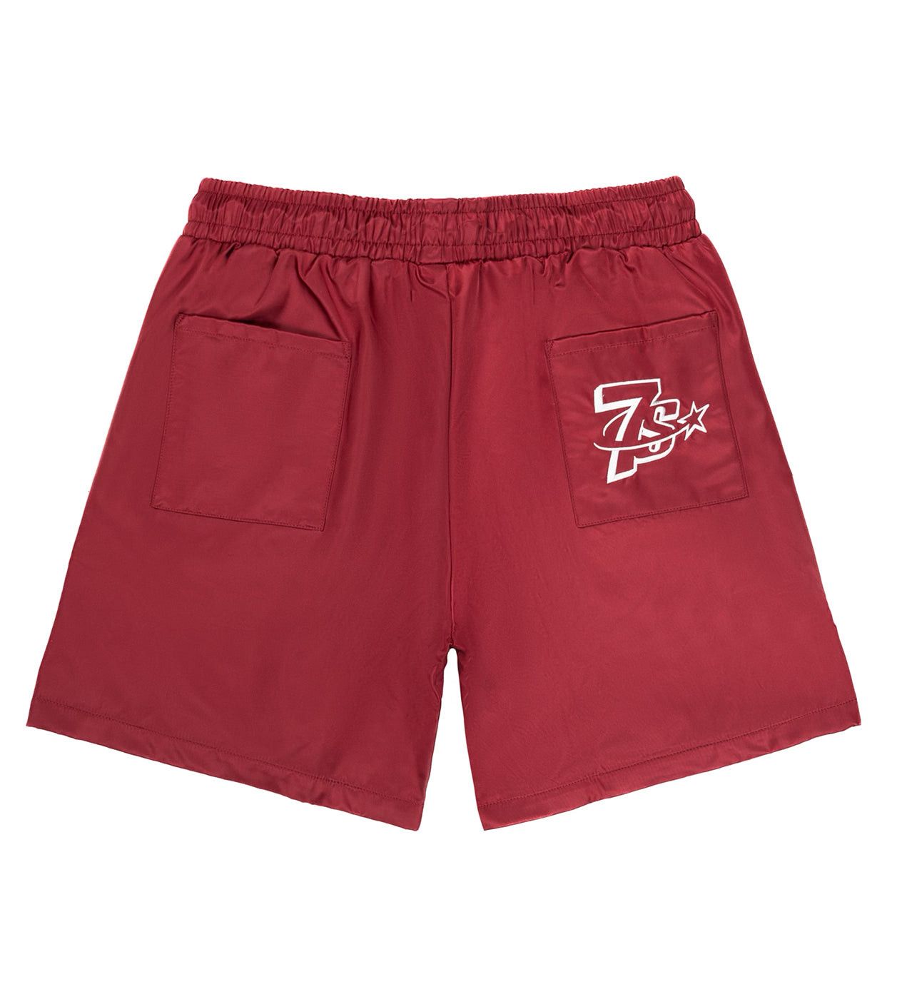 TRIPLE SEVENS Nylon Shorts Red Size US 32 / EU 48 - 2 Thumbnail