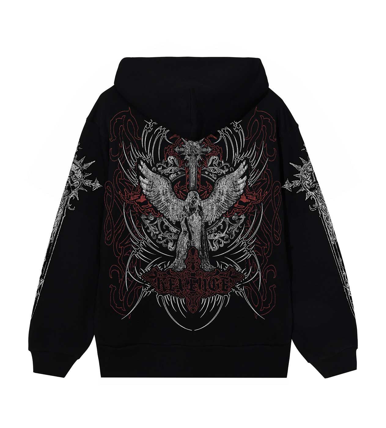 Revenge War Hoodie Black Size US L / EU 52-54 / 3 - 2 Thumbnail