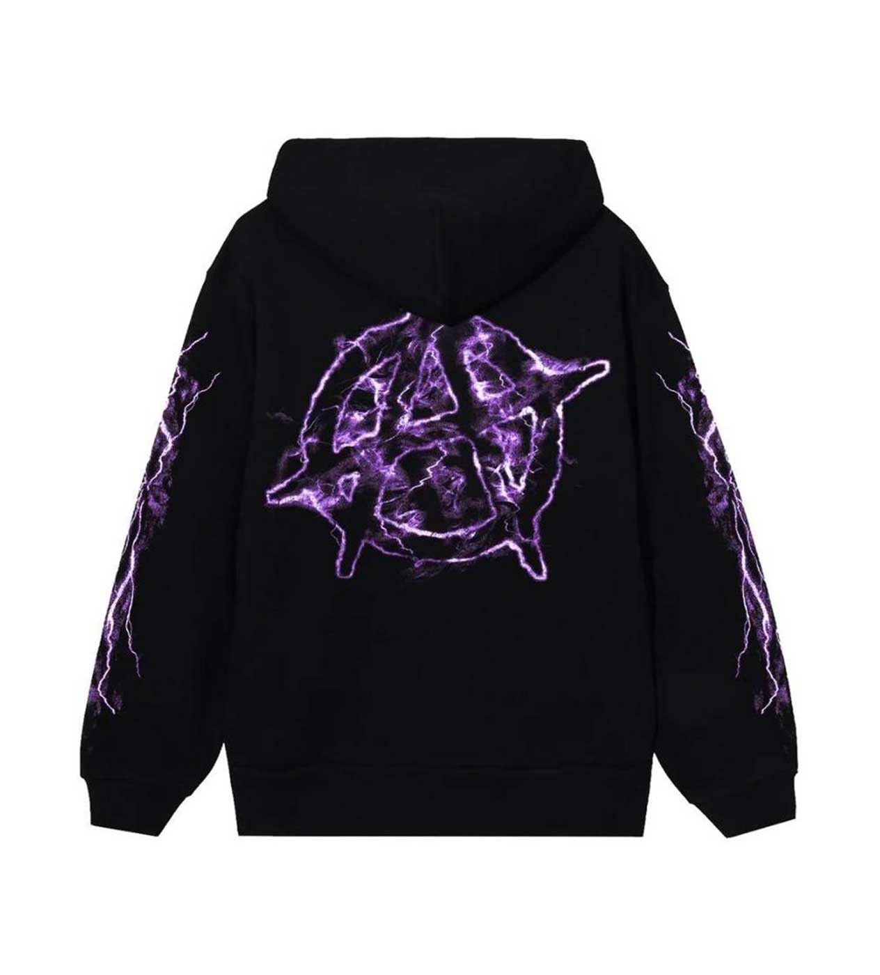 Revenge Purple Lightning Hoodie Black Size US S / EU 44-46 / 1 - 2 Thumbnail