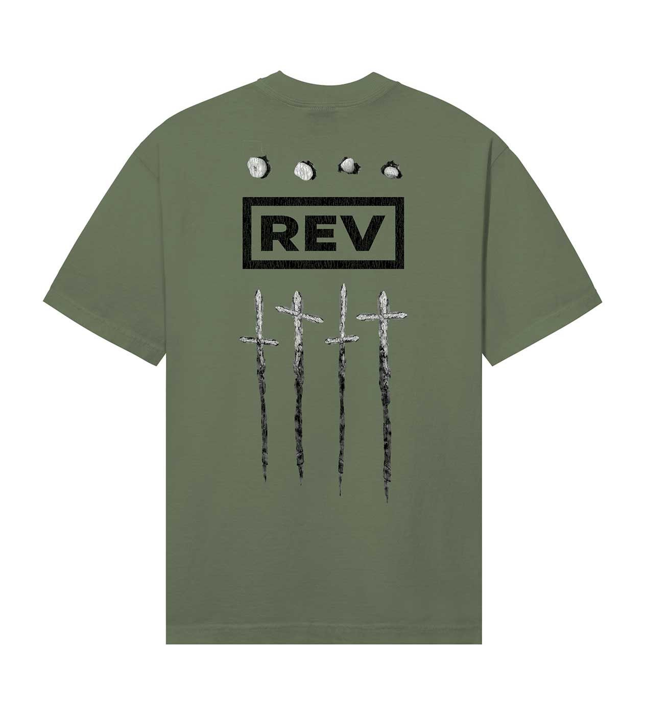 Revenge Closer To God Tee Army Green Size US S / EU 44-46 / 1 - 2 Thumbnail
