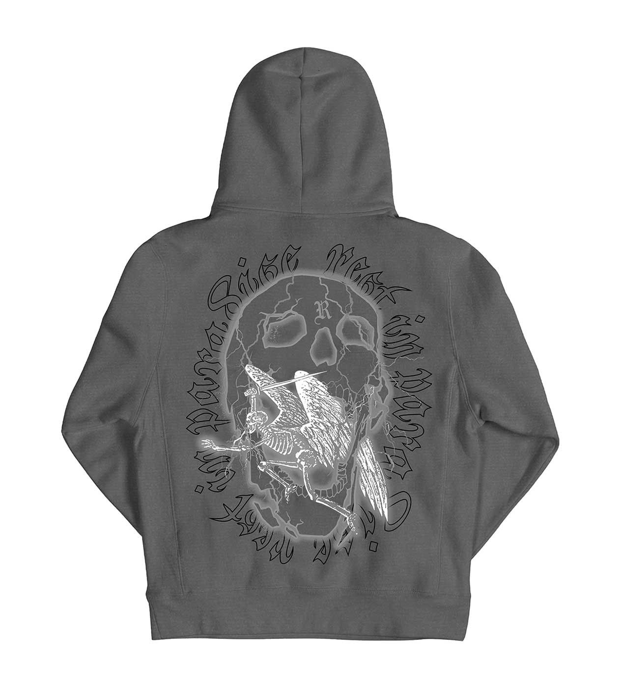 Revenge Skeleton Angel Hoodie Vintage Black Size US XL / EU 56 / 4 - 2 Thumbnail