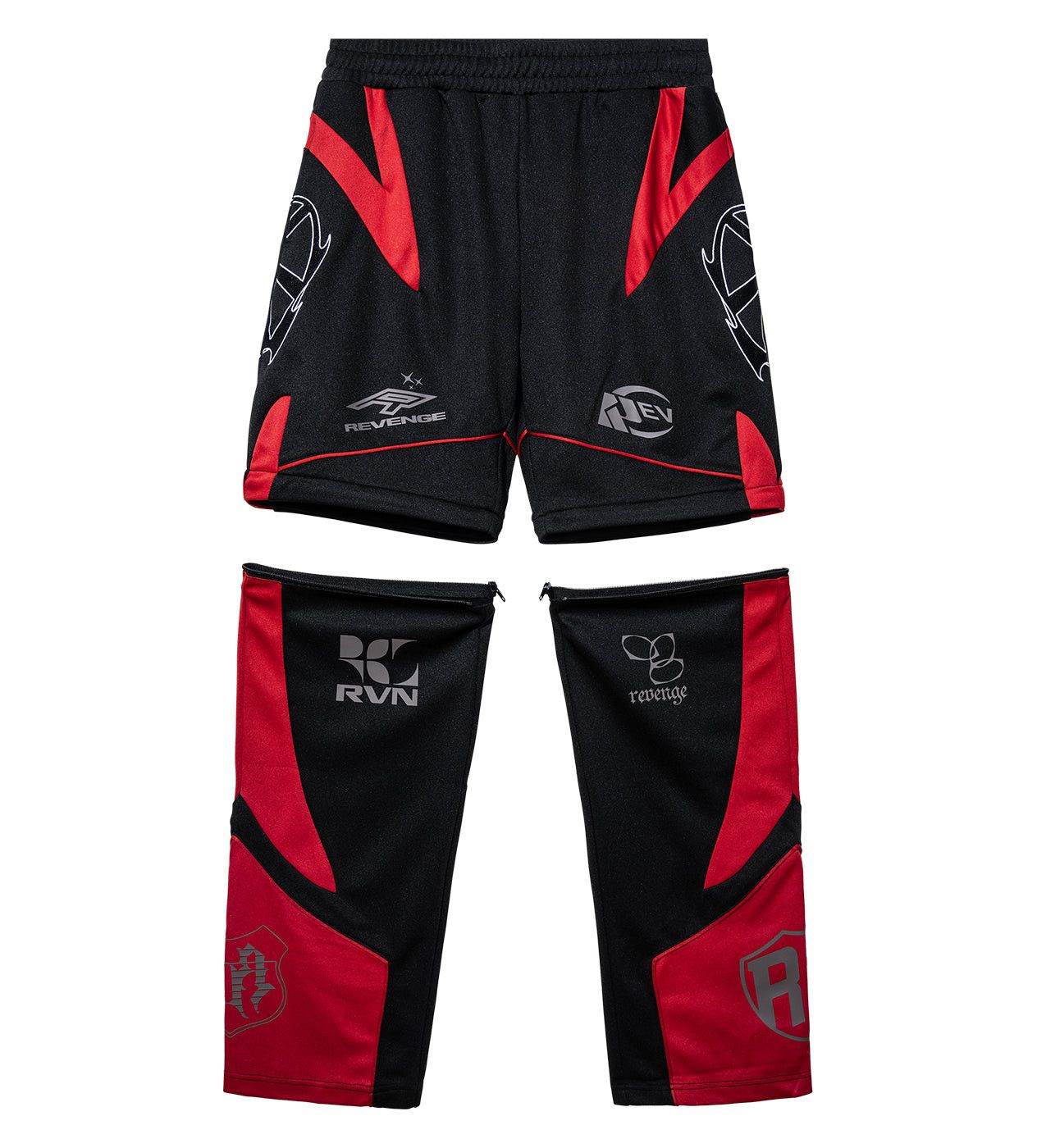 Revenge Racer Patch Convertible Pant Black/Red Size US 30 / EU 46 - 3 Thumbnail