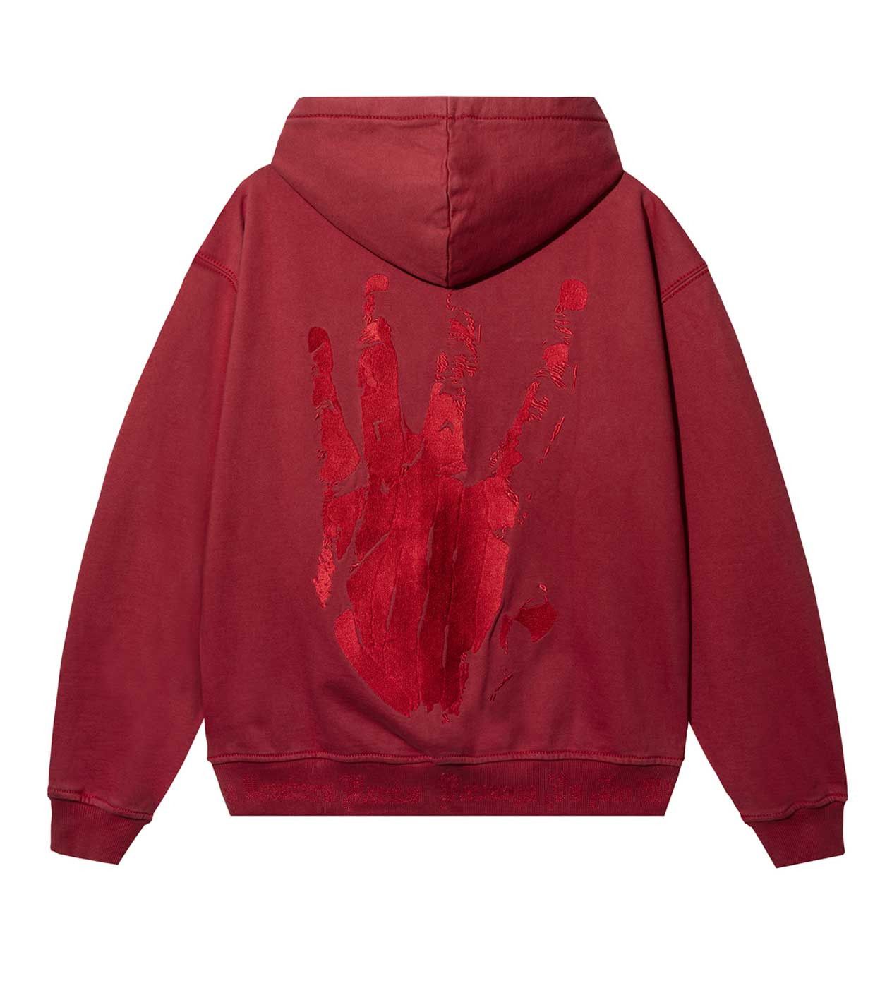 Revenge Xxxtentacion Kill Contrast Zip Up Hoodie Red Size US L / EU 52-54 / 3 - 2 Thumbnail