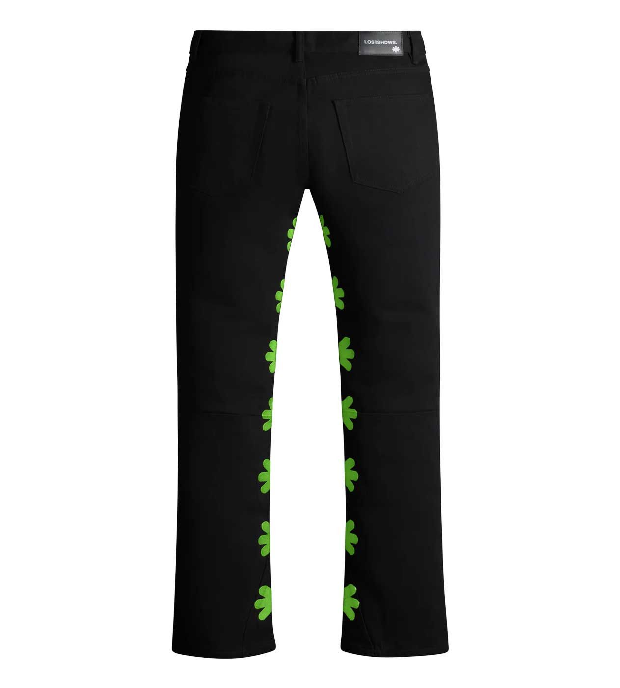 LOSTSHDWS Lost Shdws Denim Pant Black/Green Size US 36 / EU 52 - 2 Thumbnail