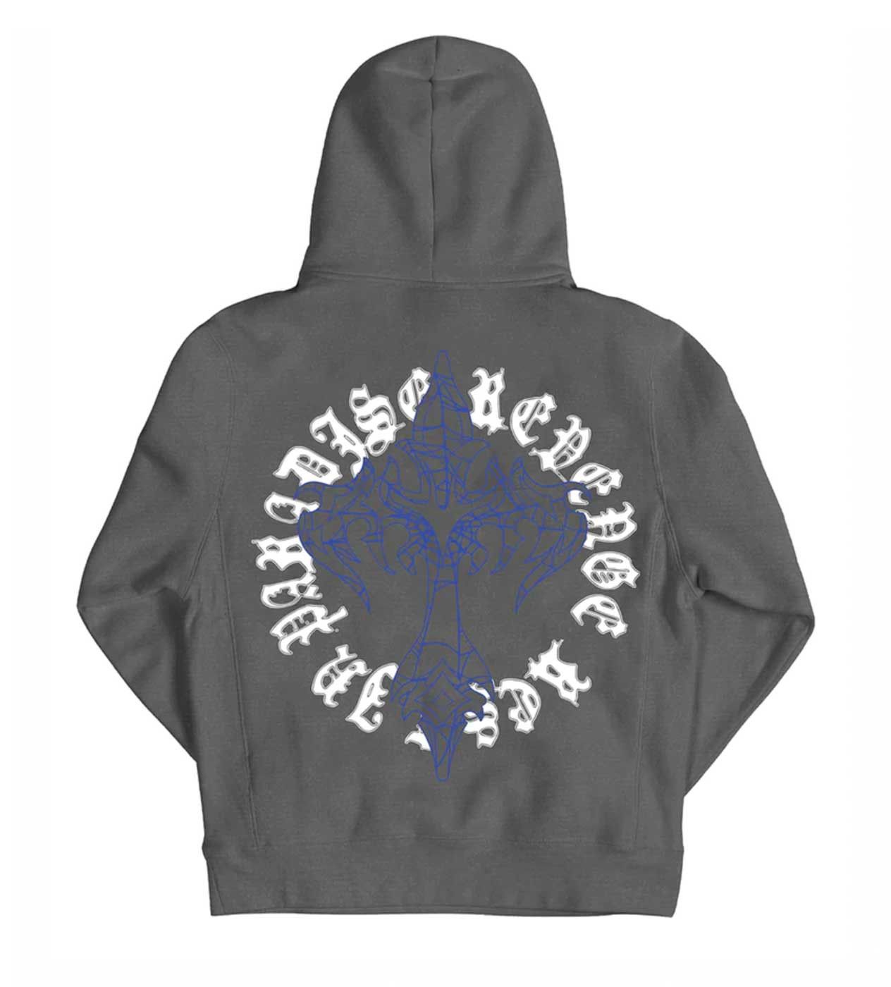 Revenge Web Cross Vintage Black Hoodie Size US XXL / EU 58 / 5 - 2 Thumbnail