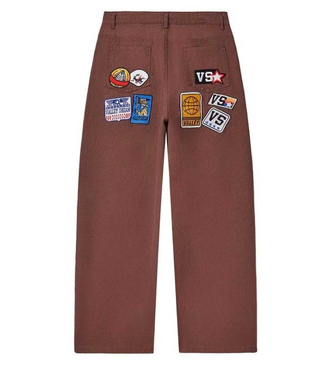 Vale Forever 1980s Painter Denim Brown Wash Size US 36 / EU 52 - 2 Thumbnail