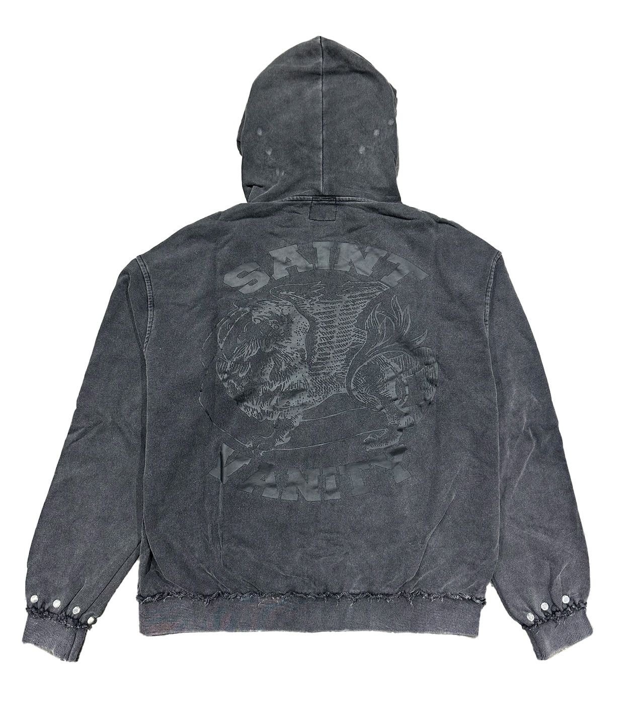 Saint Vanity Terry Zip Up Dark Grey Size US XXL / EU 58 / 5 - 2 Thumbnail
