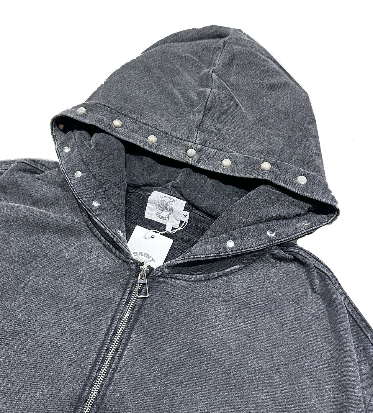 Saint Vanity Terry Zip Up Dark Grey Size US XXL / EU 58 / 5 - 3 Thumbnail