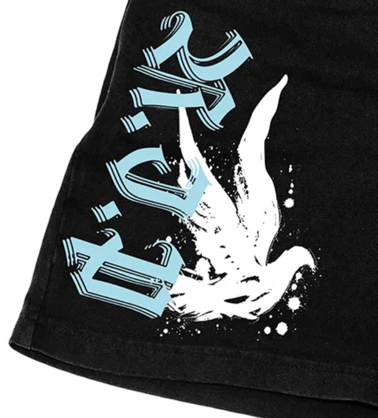 Revenge Graffiti Dove Shorts Black Size US 36 / EU 52 - 3 Thumbnail
