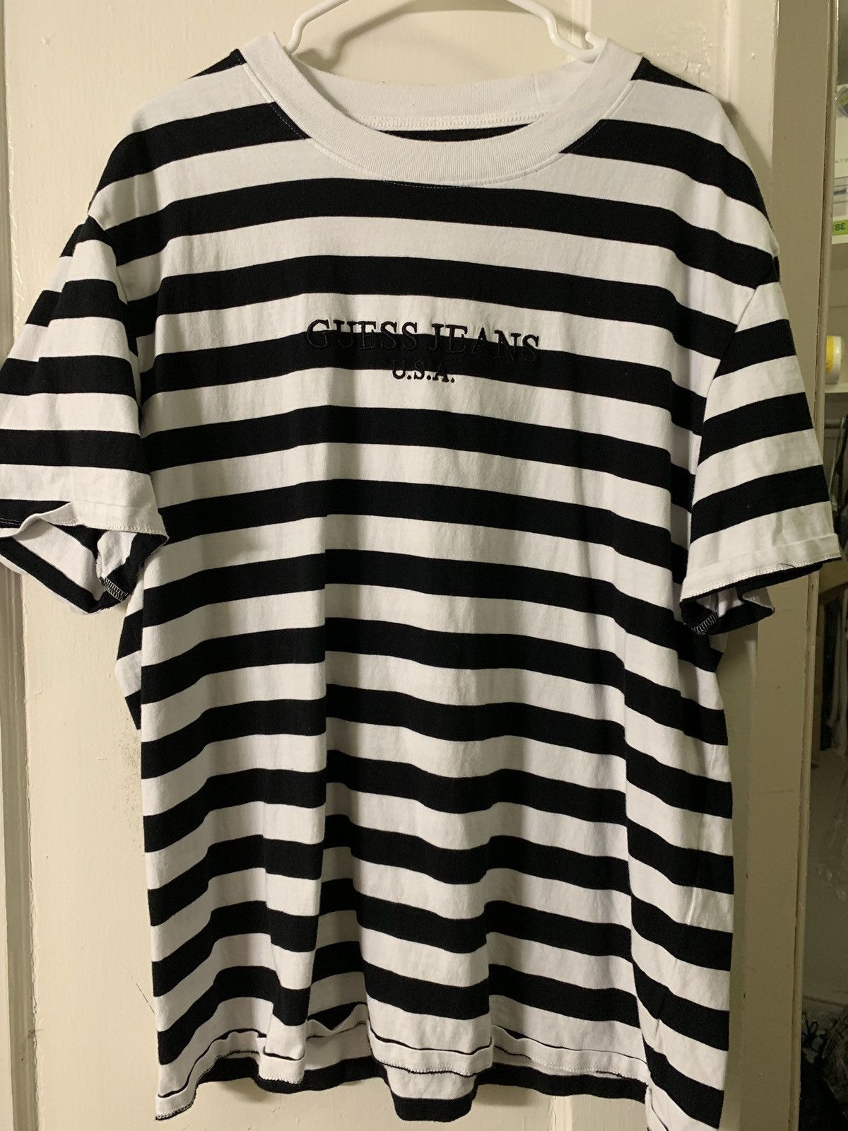 Asap Rocky Guess Vintage Guess ASAP Rocky Black White Tee Grailed