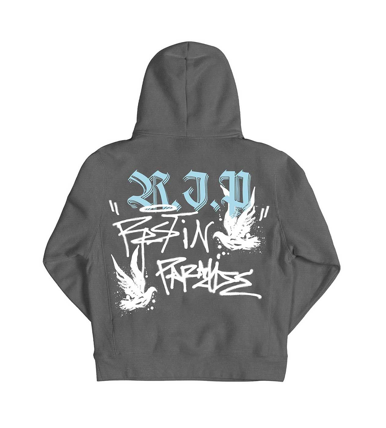 Revenge Graffiti Dove Vintage Black Hoodie Size US XL / EU 56 / 4 - 2 Thumbnail