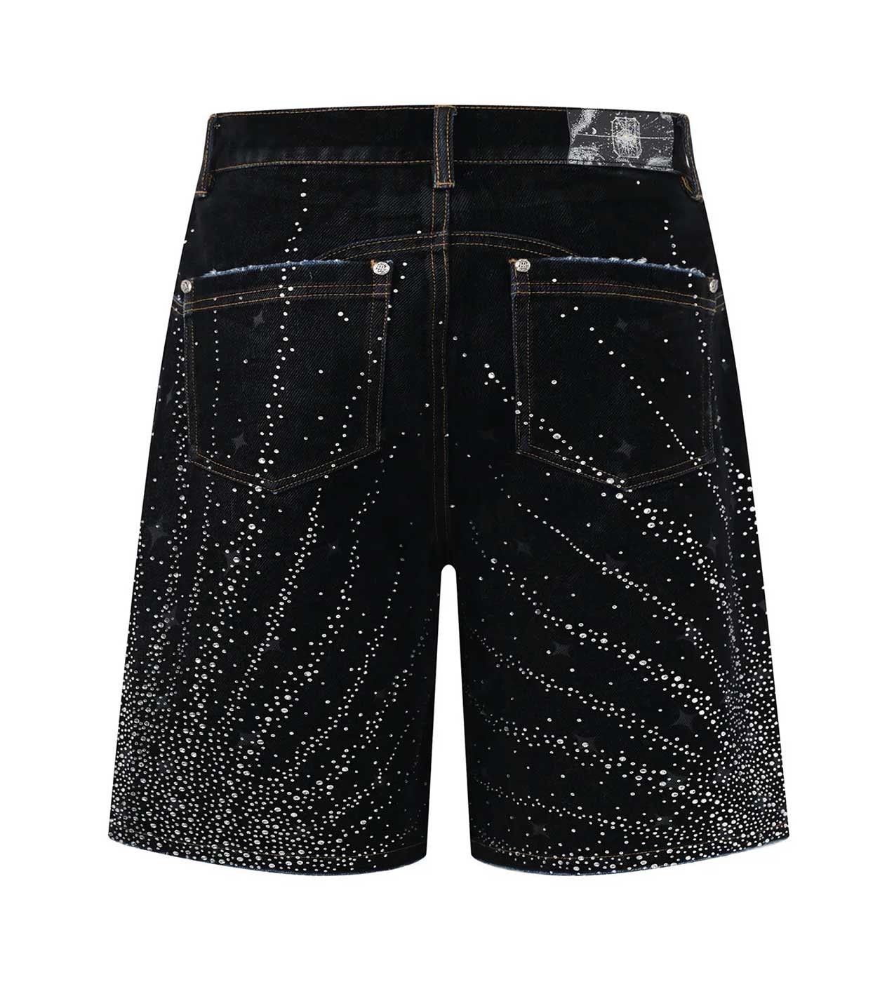 Birth of Royal Child 20k Diamond Starlight Denim Shorts Black Size US 32 / EU 48 - 2 Thumbnail