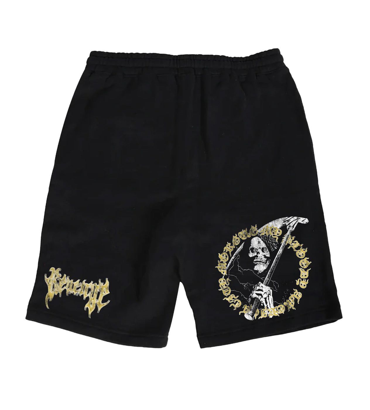 Revenge Grim Reaper Shorts Black/Yellow Size US 30 / EU 46 - 2 Thumbnail
