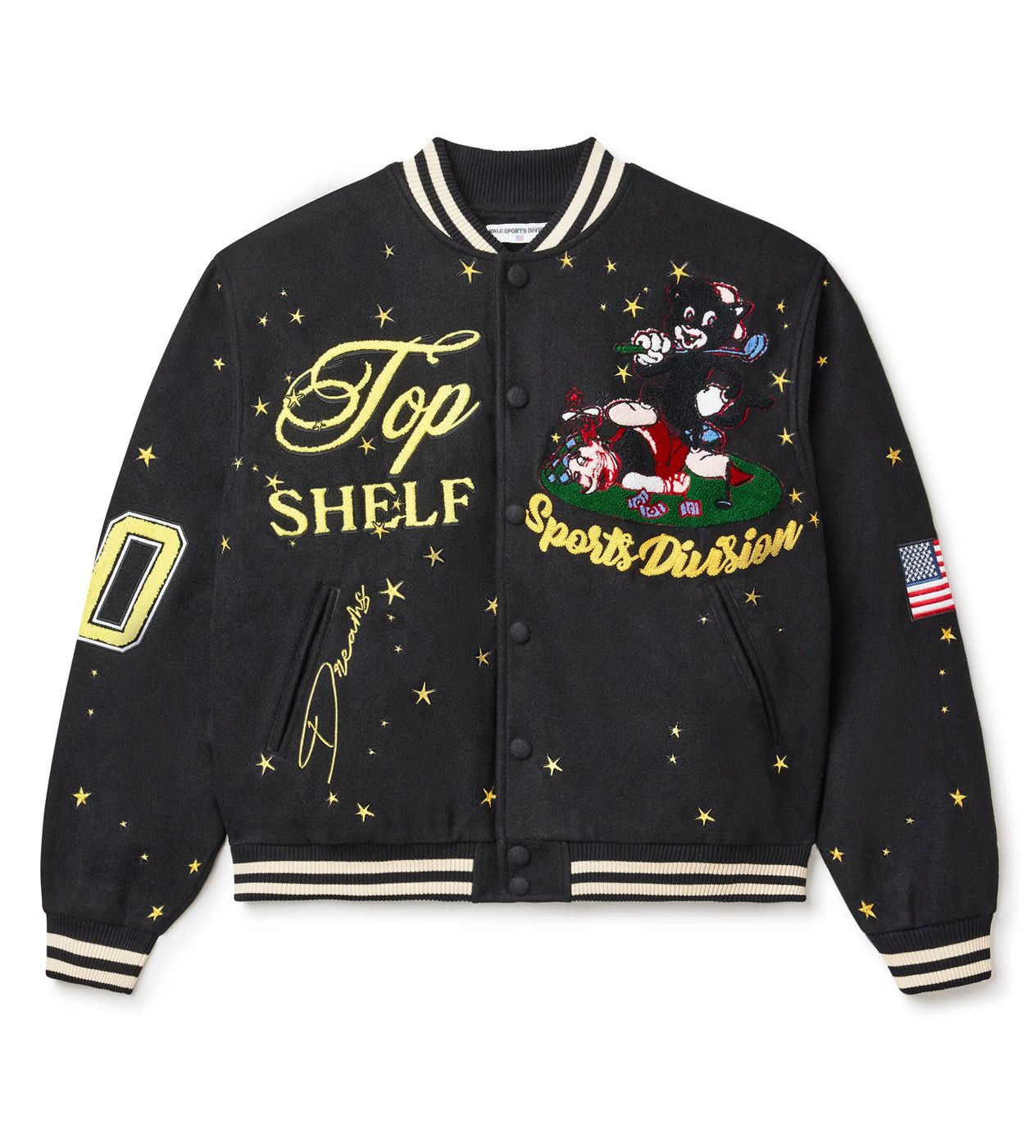 Vale Forever Moon Varsity Jacket Black Size US XXL / EU 58 / 5 - 2 Thumbnail