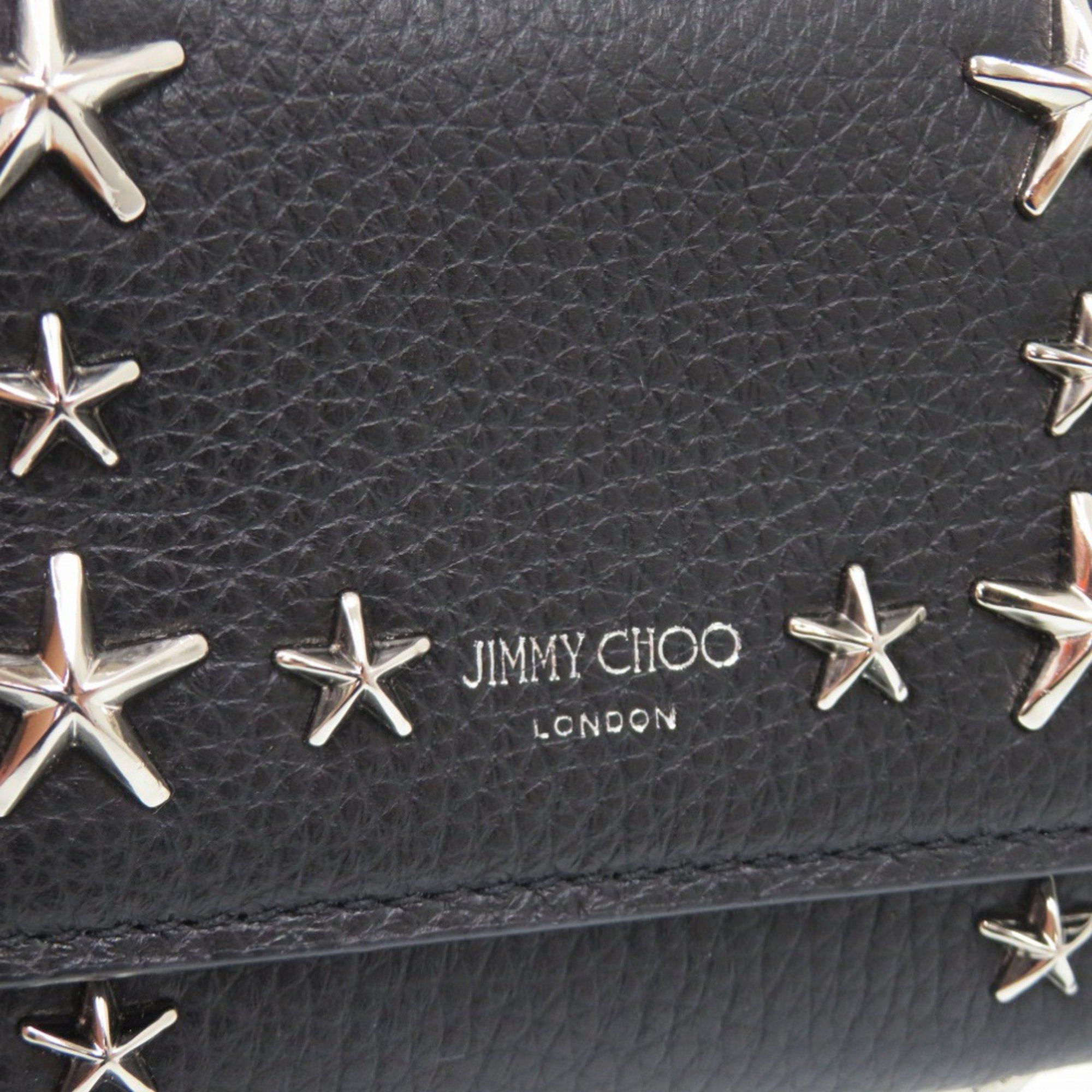 Jimmy Choo Jimmy Choo 2-Way Star Stud Card Case, Crossbody/Shoulder Bag, Leather, Black, 1043 Size ONE SIZE - 5 Thumbnail