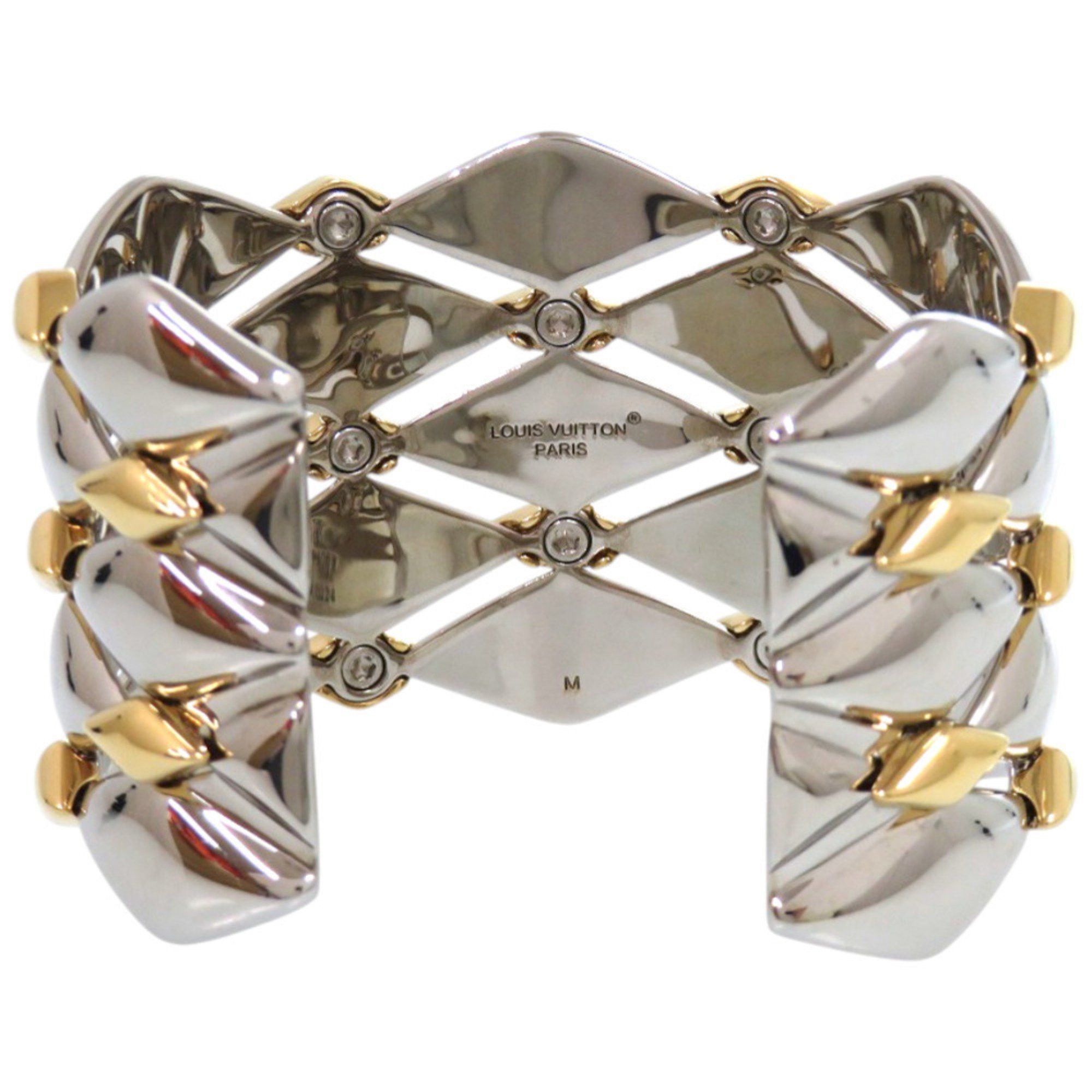 Louis Vuitton Like new Louis Vuitton Maltage Stud Bracelet R94057 Metal Gold Bangle 0705 LOUIS VUITTON Size ONE SIZE - 4 Thumbnail