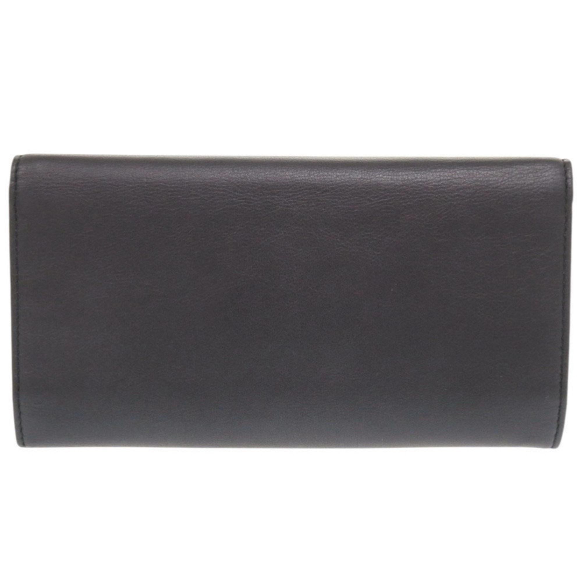 Salvatore Ferragamo Like new Salvatore Ferragamo black leather long wallet/trifold wallet 1059 Size ONE SIZE - 3 Thumbnail