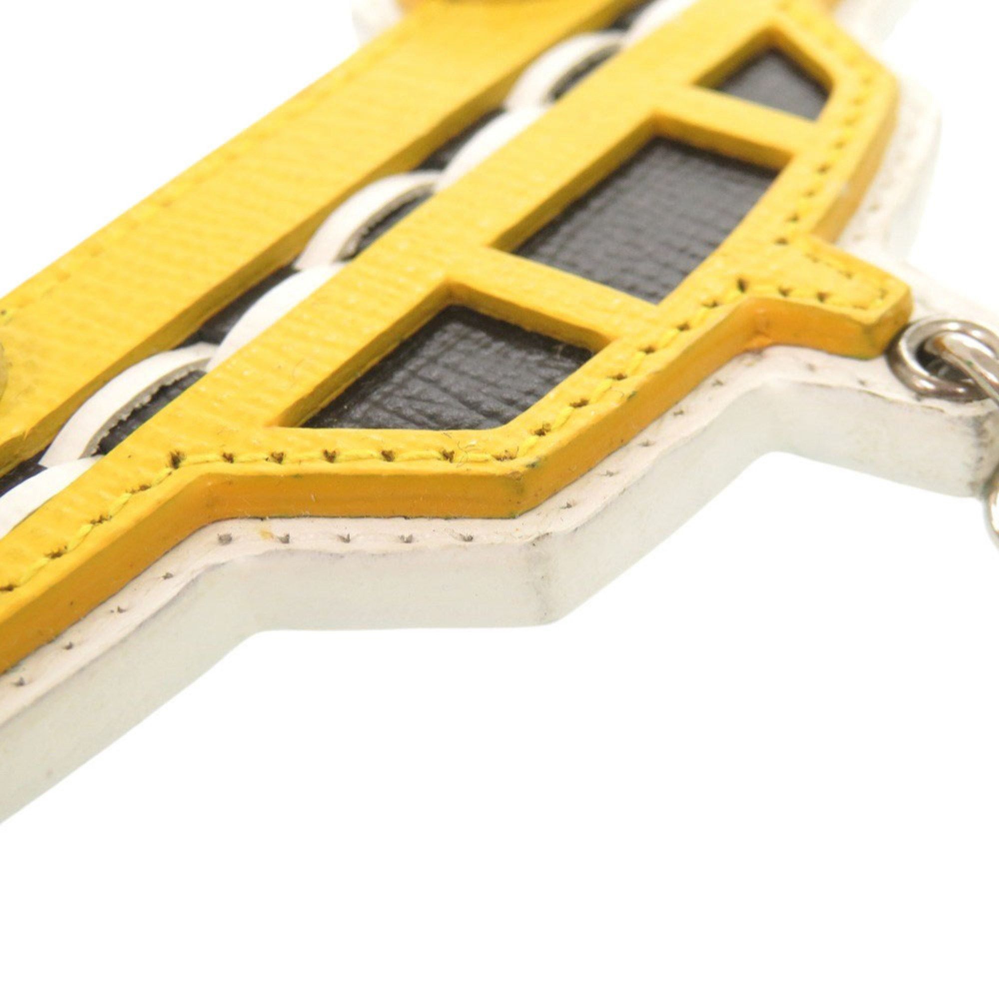 Tiffany & Co. Tiffany Taxi Leather Yellow Keychain 0607 TIFFANY & Co. Size ONE SIZE - 8 Thumbnail