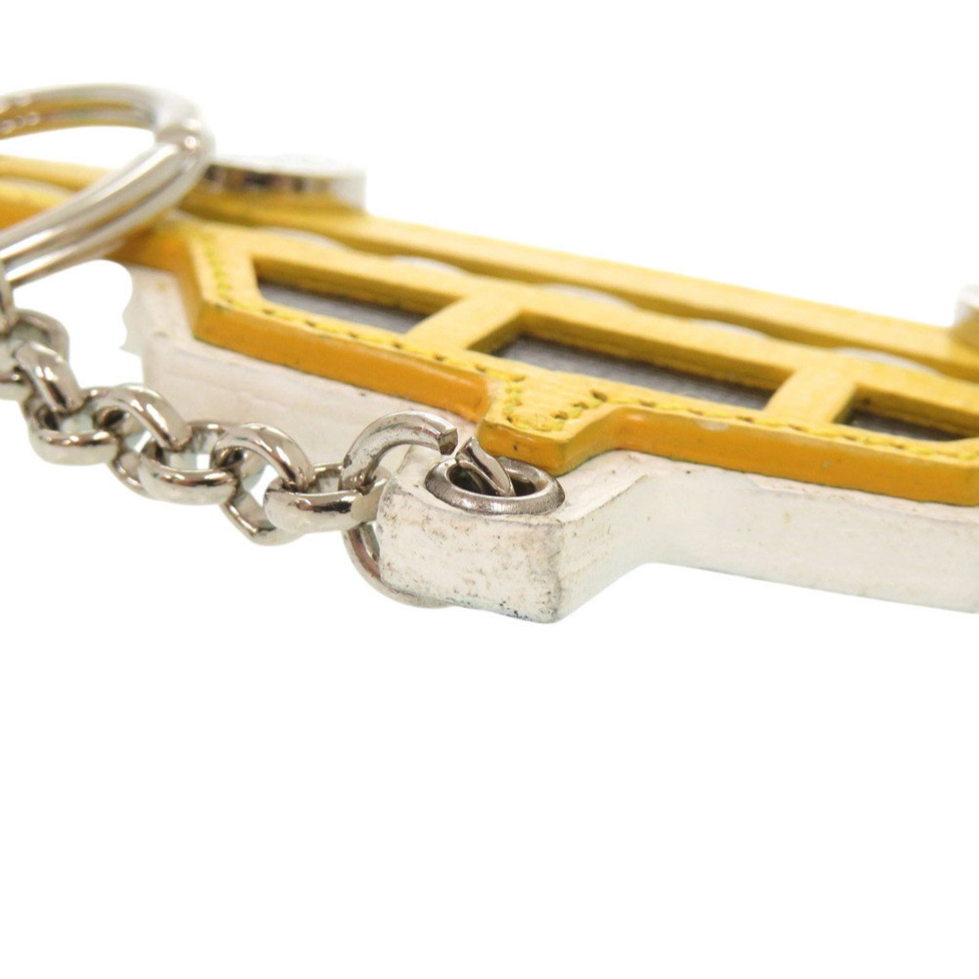 Tiffany & Co. Tiffany Taxi Leather Yellow Keychain 0607 TIFFANY & Co. Size ONE SIZE - 7 Thumbnail