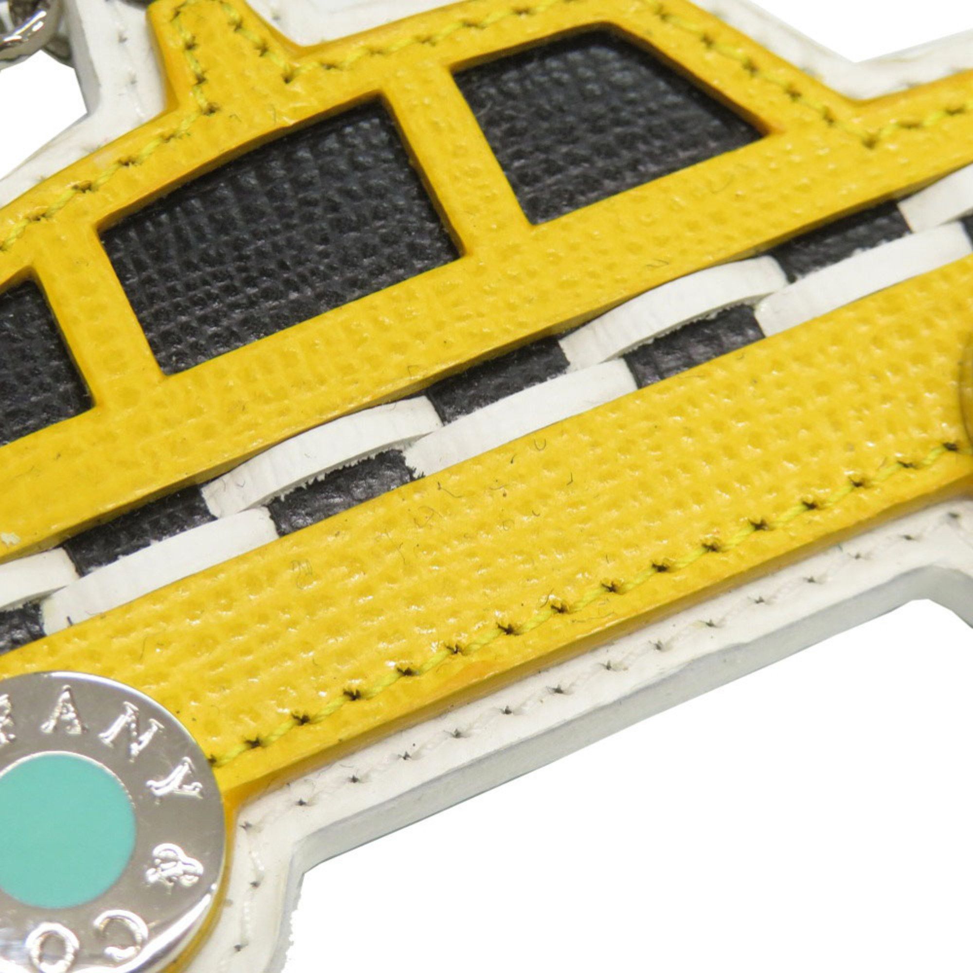 Tiffany & Co. Tiffany Taxi Leather Yellow Keychain 0607 TIFFANY & Co. Size ONE SIZE - 5 Thumbnail