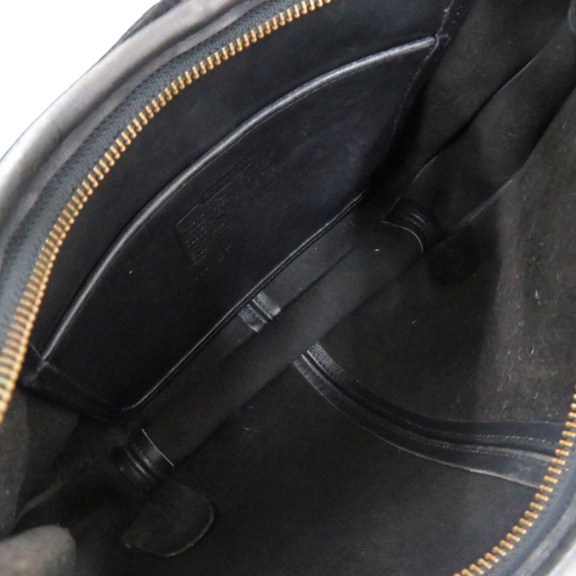 Coach Coach Ergo Leather Black Handbag 0820 COACH Size ONE SIZE - 5 Thumbnail