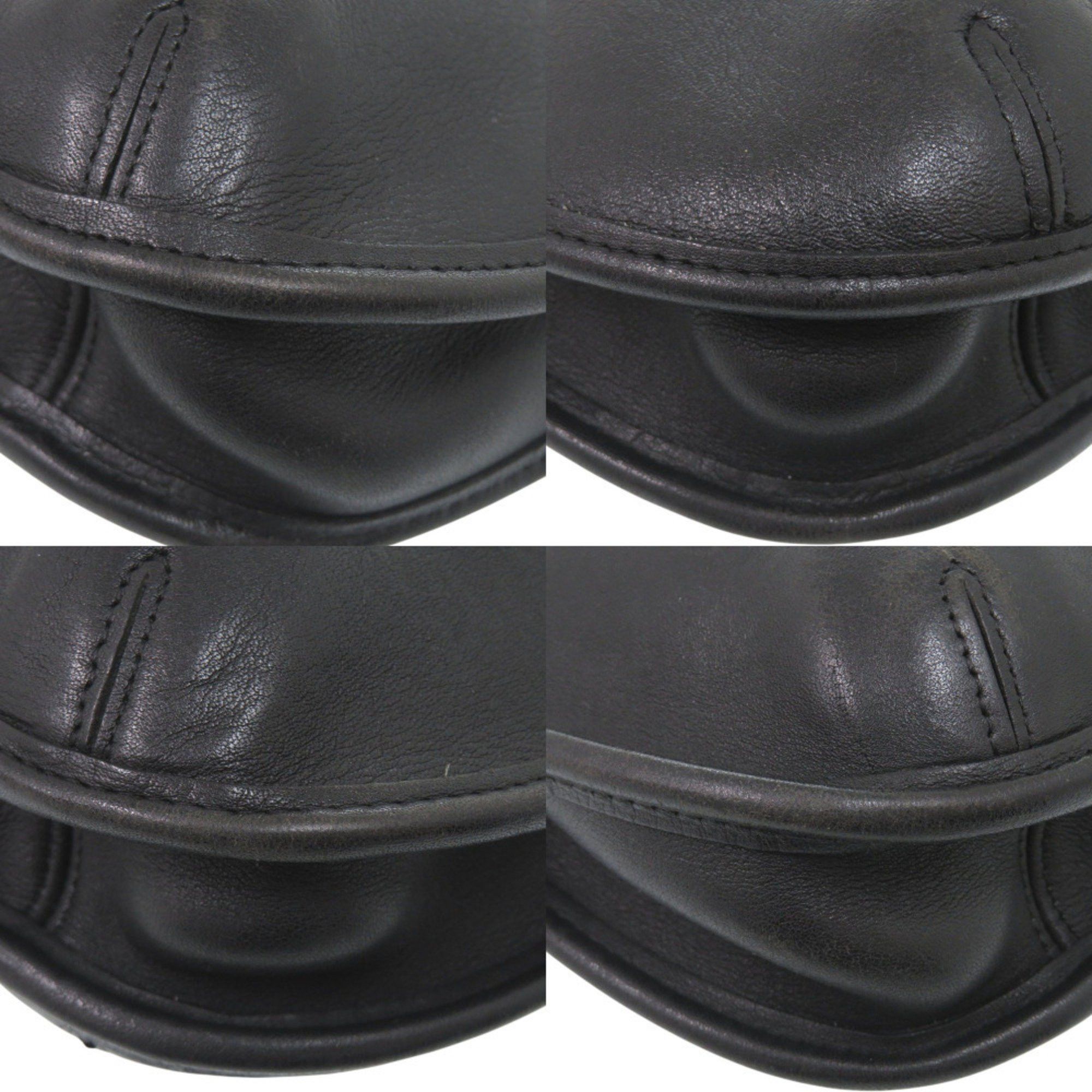 Coach Coach Ergo Leather Black Handbag 0820 COACH Size ONE SIZE - 3 Thumbnail