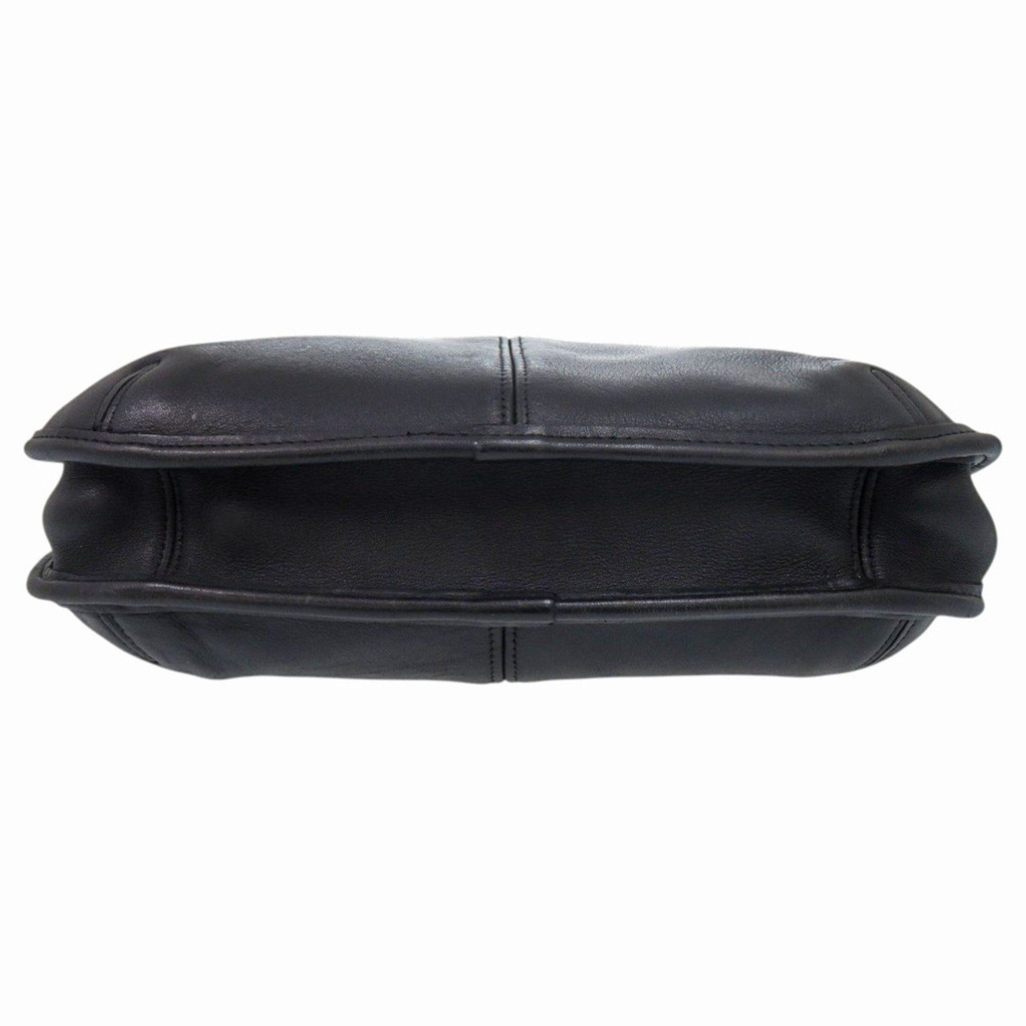 Coach Coach Ergo Leather Black Handbag 0820 COACH Size ONE SIZE - 4 Thumbnail