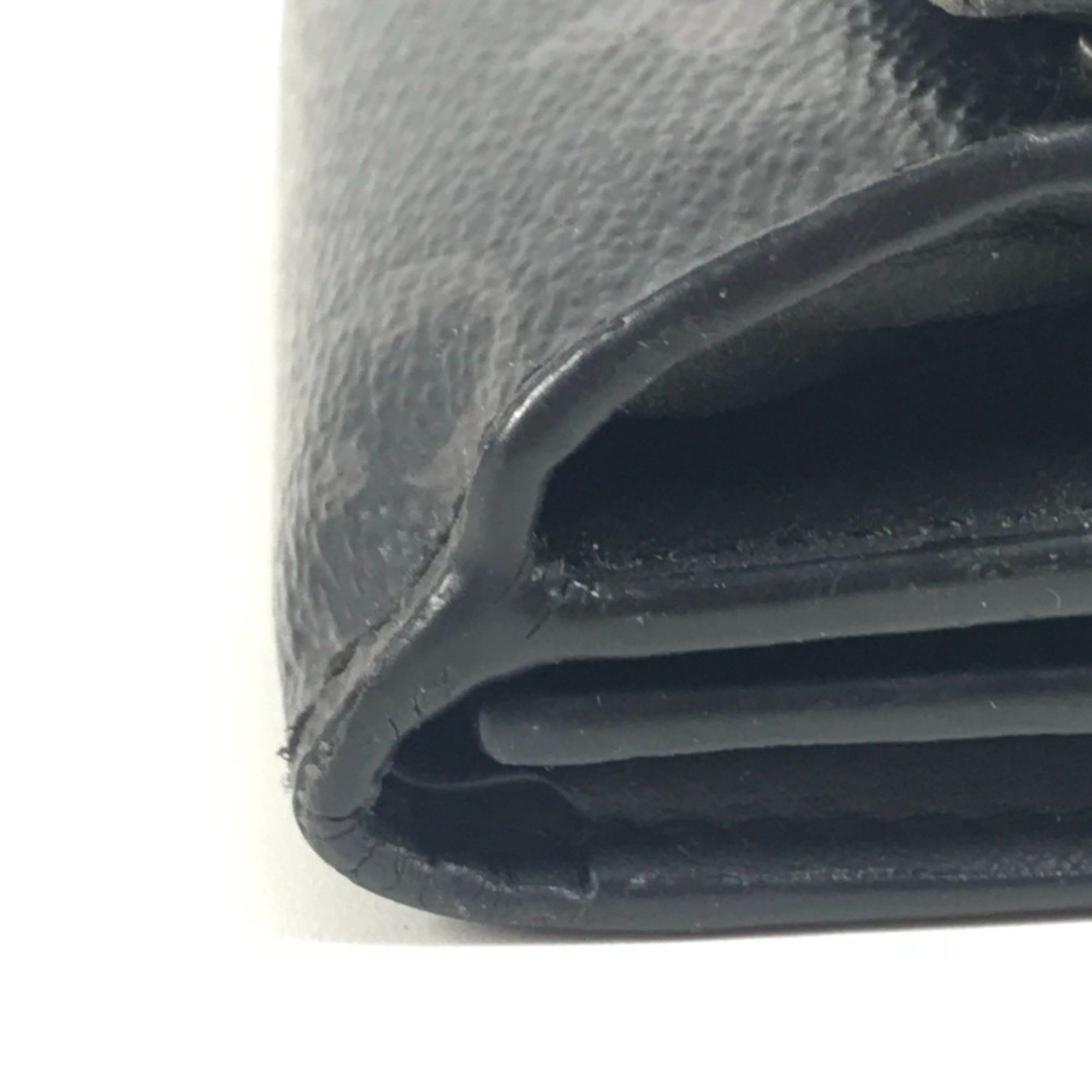 Louis Vuitton LOUIS VUITTON M45417 Monogram Eclipse Discovery Compact Wallet, Tri-fold Wallet in Canvas, Black, for Men and Women Size ONE SIZE - 8 Thumbnail